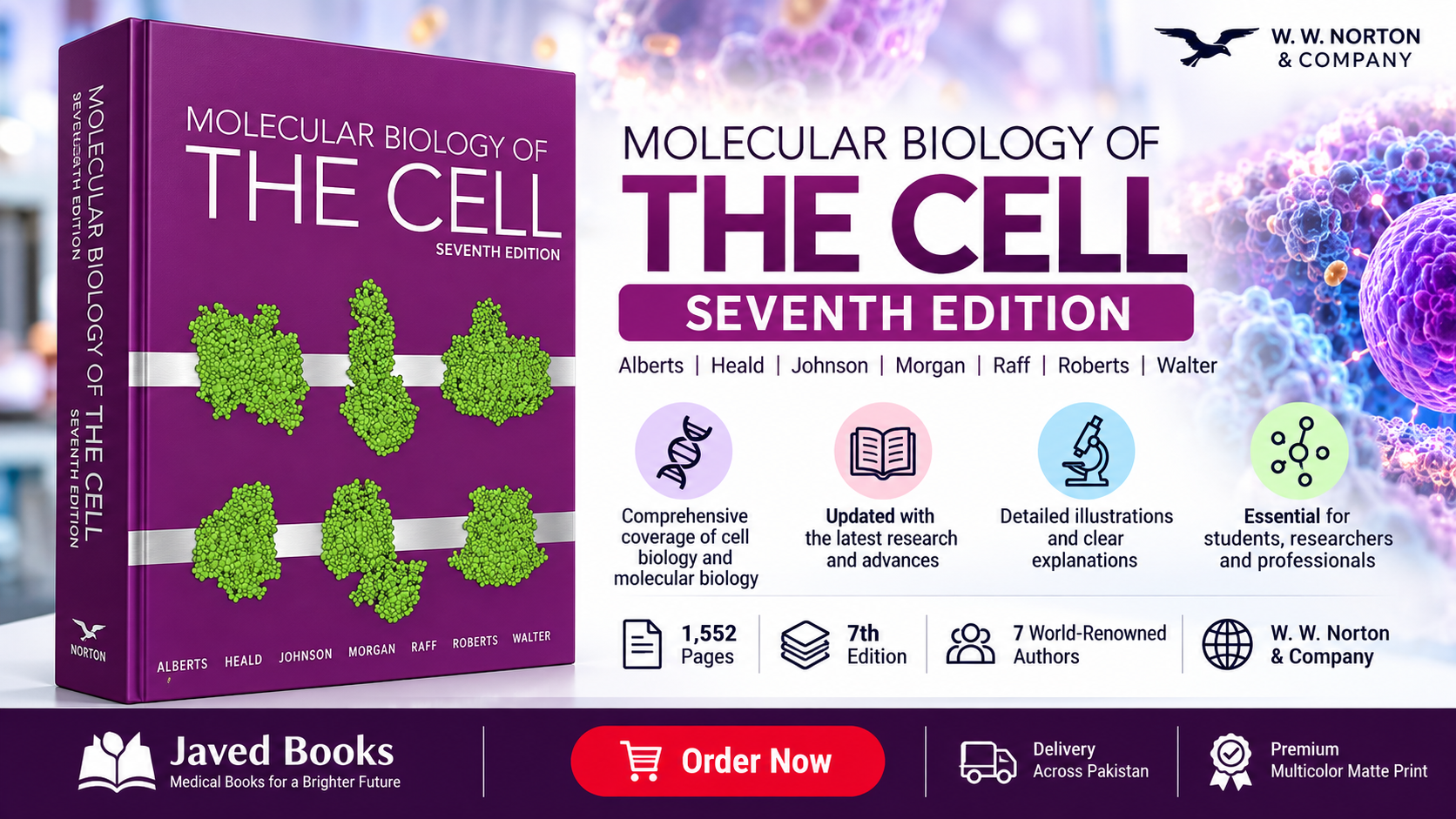Molecular Biology of the Cell 7th Edition Pakistan | Alberts