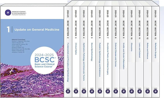 Discover the AAO Basic and Clinical Science Course (BCSC) 2024-25: A Comprehensive Guide to Ophthalmology Javed Books
