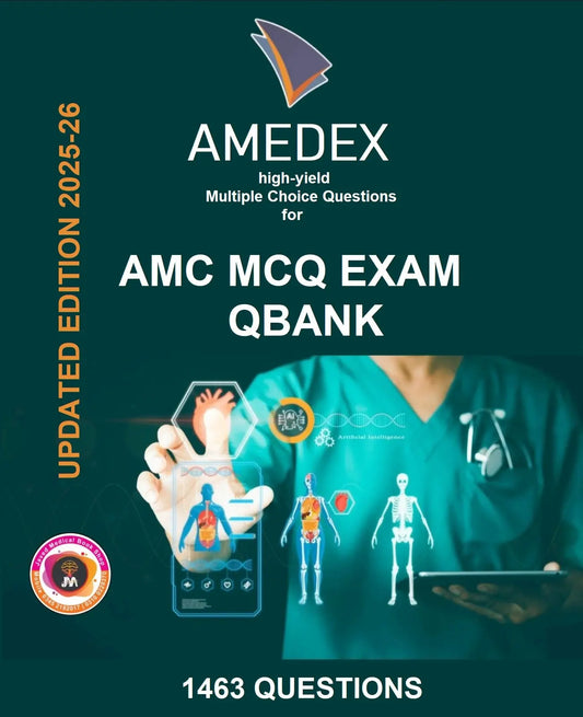 AMEDEX HIGH-YIELD MULTIPLE CHOICE QUESTIONS FOR AMC QBANK 2025-26 5-Vols Set – Javed Books Lahore