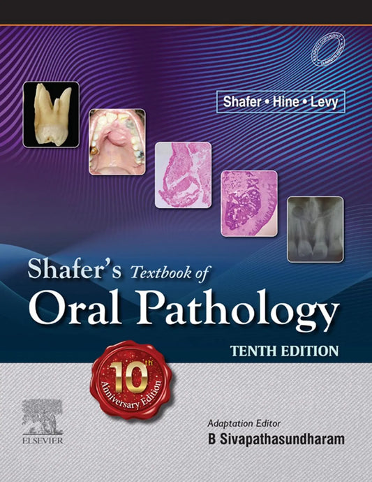 Shafer's Textbook Of Oral Pathology, 10th Edition Premium Multicolour Mate Print Javed Books