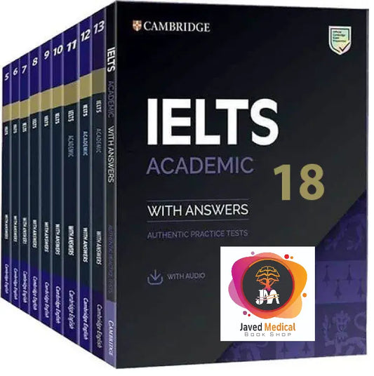 Cambridge IELTS Academic Training 18 Books Complete Set with QR Code for Audio Listening Javed Books