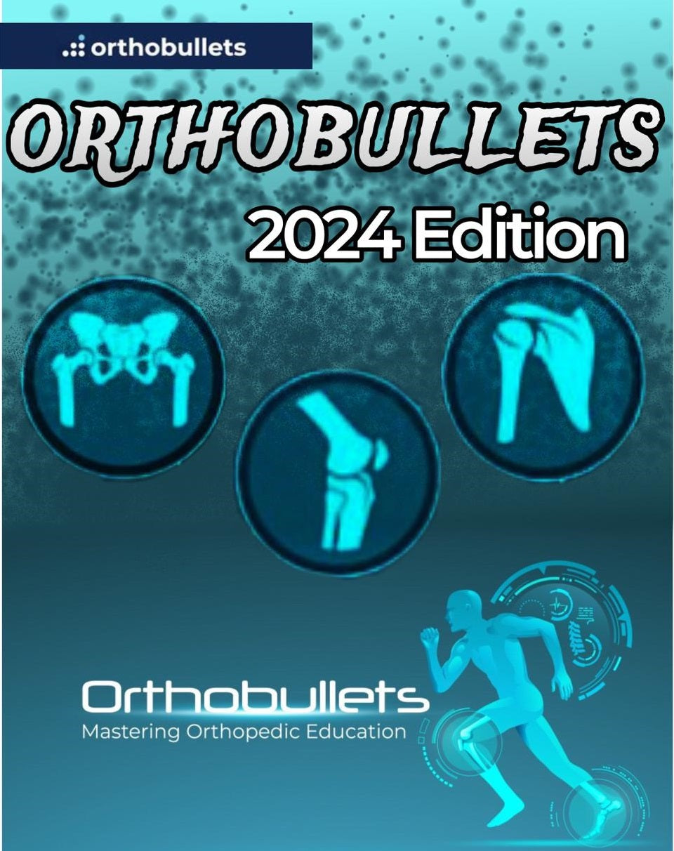 Comprehensive Review of Orthobullets Textbook 2024 Edition (11 Volumes Set)