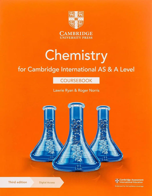 A Comprehensive Guide to the Cambridge International AS & A Level Chemistry Coursebook 3rd Edition Javed Books