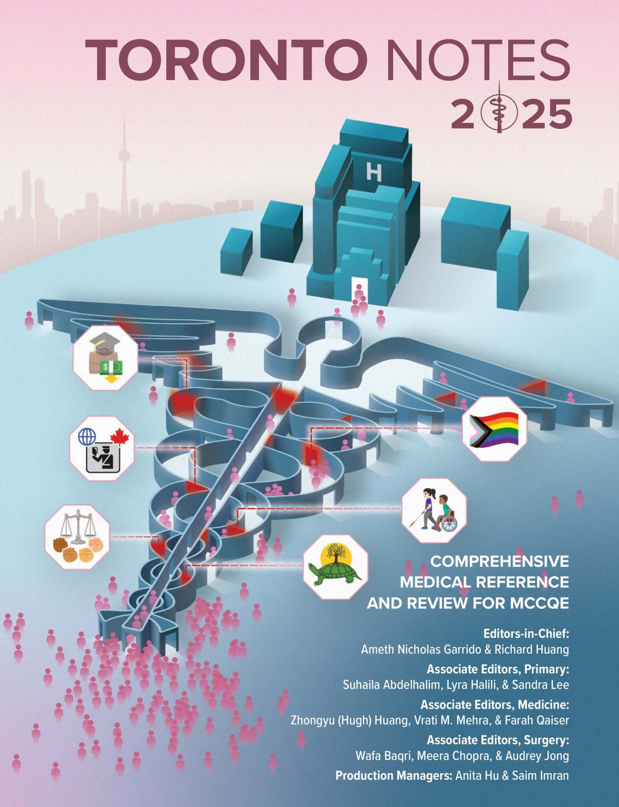 Toronto Notes 2025 Premium Multicolor Mate Print – Javed Books