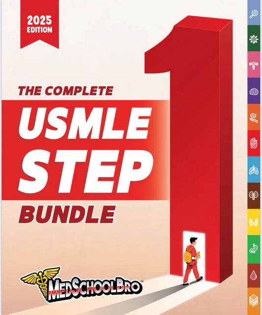 The Complete USMLE Step 1 Bundle (2025-26) – Your Ultimate Guide to Passing the USMLE with Confidence