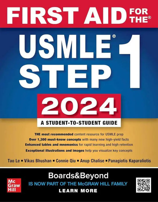 Navigating the USMLE Step 1: A Guide to Success with First Aid 2024 Javed Books