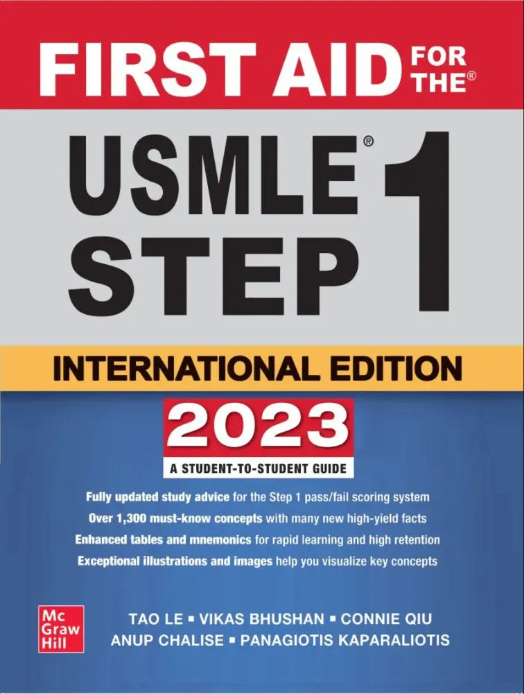 Unlock Your USMLE Step 1 Success with "First Aid for the USMLE Step 1 2023" Javed Books