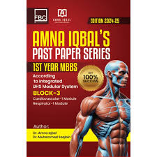 Ace Your 1st Year MBBS Exams with Dr. Amna Iqbal’s Past Paper Series – Now Available at JavedBooks.pk!