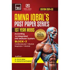Ace Your 1st Year MBBS Exams with Dr. Amna Iqbal’s Past Paper Series – Now Available at JavedBooks.pk! Javed Books