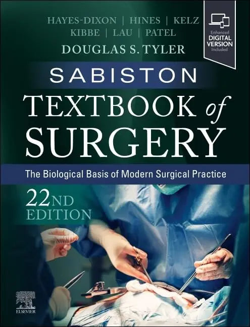 Sabiston Textbook of Surgery: The Biological Basis of Modern Surgical Practice, 22nd Edition – Your Comprehensive Guide to Surgical Mastery Javed Books