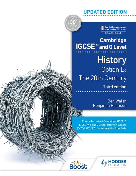 Master 20th Century History with Cambridge IGCSE &amp; O Level History – 3rd Edition (Option B) Javed Books