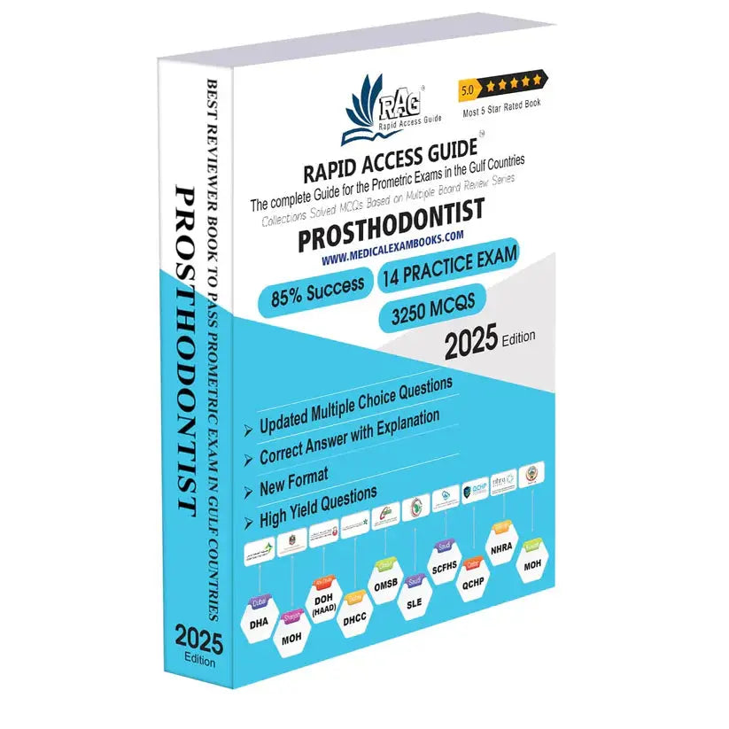 Rapid Access Guide for Prosthodontist Prometric Exam Questions 2025 – Your Ultimate Resource for Exam Success Javed Books