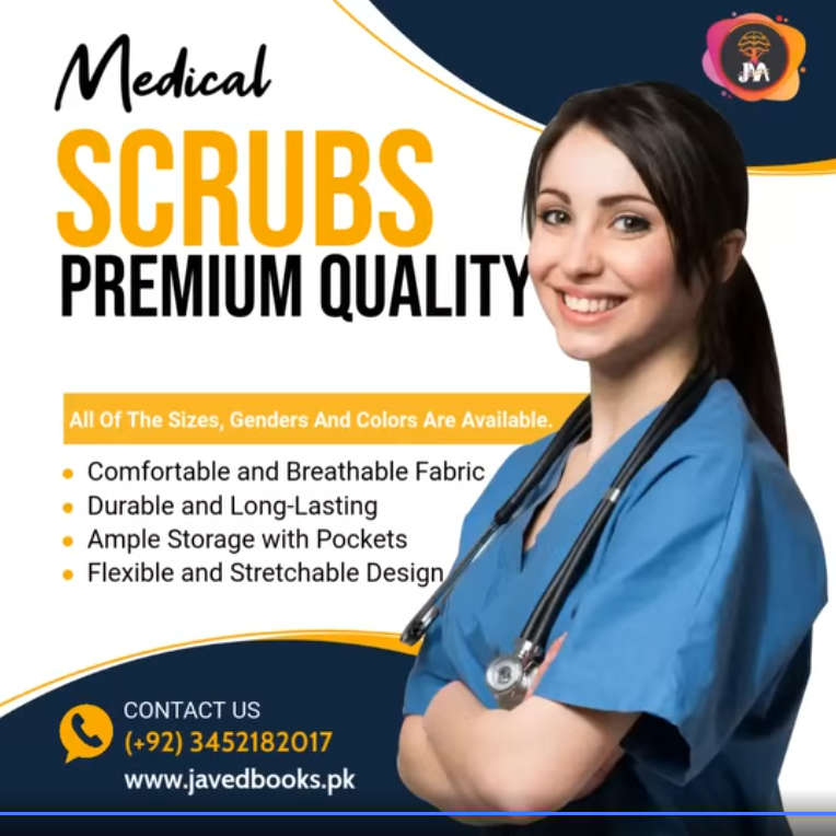 The Ultimate Guide to Men's Scrubs: Comfortable, Stylish, and Functional Options at JavedBooks.pk