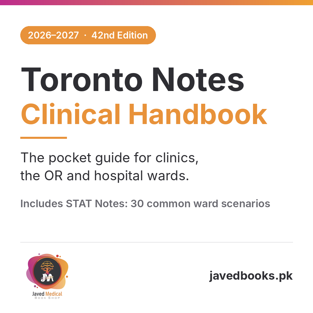 Toronto Notes Clinical Handbook 2026-2027 (42nd Edition) Javed Books