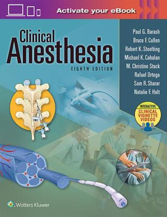 Barash Clinical Anesthesia 8th Edition Premium Multicolour Mate Print