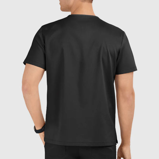 Black V-Neck SCRUBS Men