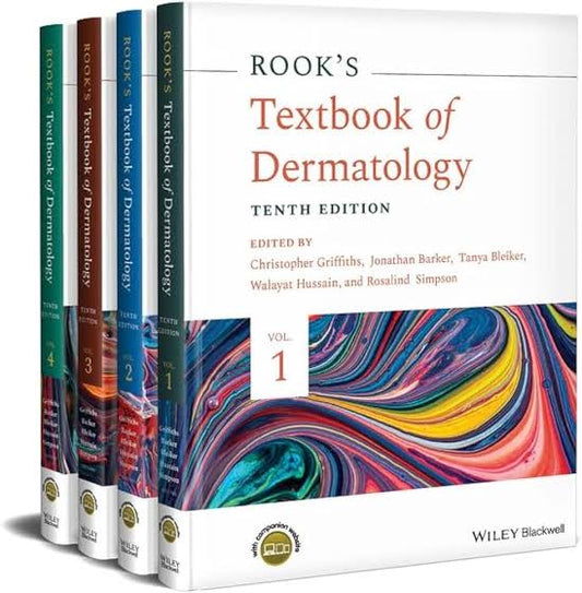 Rook's Textbook of Dermatology 10th Edition 2024 Premium Multicolour Mate Print