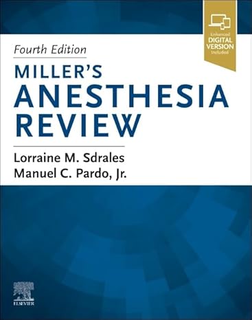 Miller's Anesthesia Review 4th Edition 2025 Premium Color Mate Print