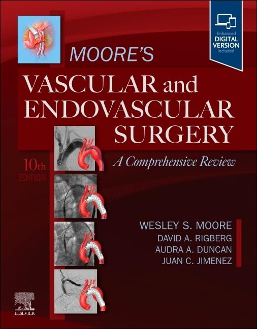Moore's Vascular and Endovascular Surgery 10th Edition 2026 Premium Multicolor Matte Print Javed Books