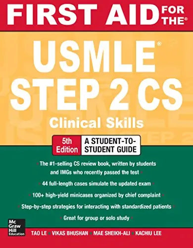First Aid for the USMLE Step 2 CS 5th Edition - Javed Books