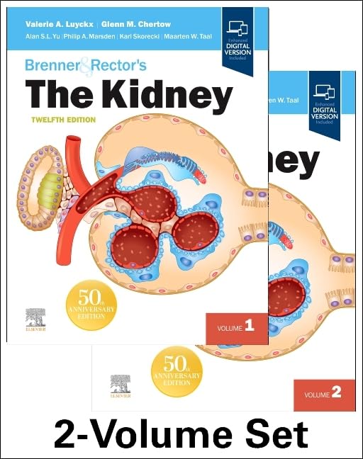 Brenner & Rector's The Kidney (2 volume set) Twelfth Edition 2026 Premium Multicolor Matte Print Javed Books