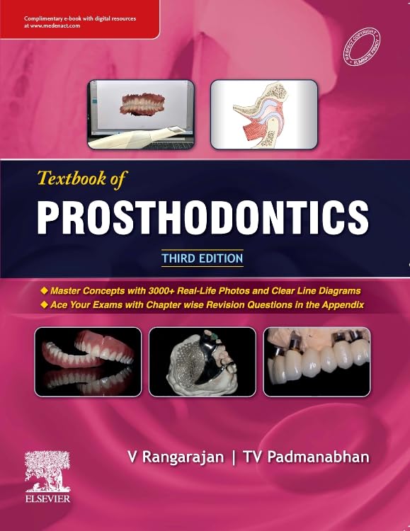 Textbook Of Prosthodontics 3rd Edition Premium Multicolor Matte Print Javed Books