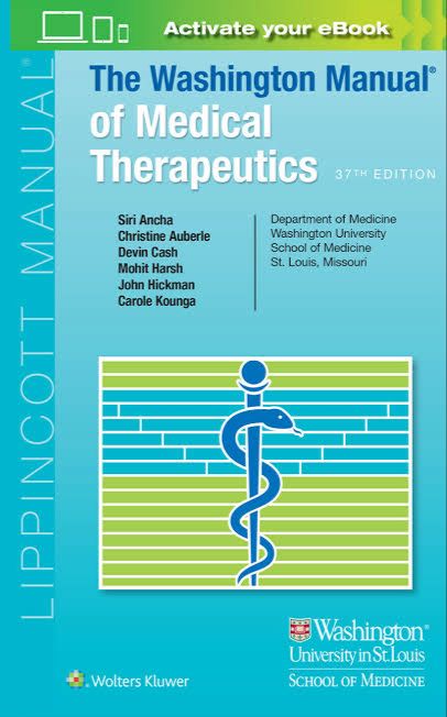 The Washington Manual of Medical Therapeutics 37th Edition
