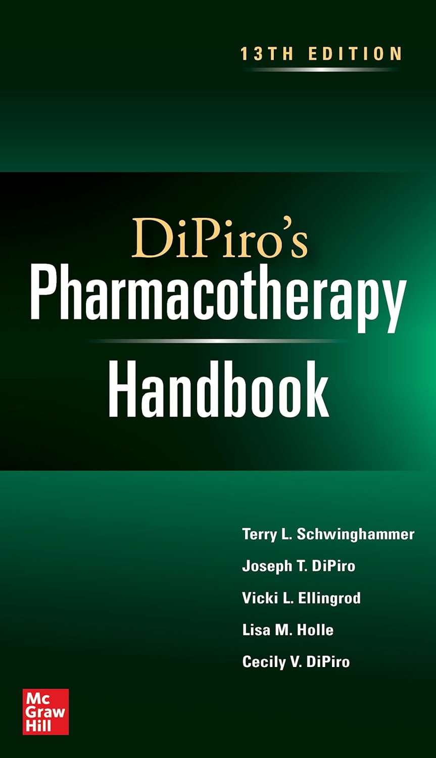 DiPiro's Pharmacotherapy Handbook, 13th Edition 2026 Premium Multicolor Matte Print Javed Books