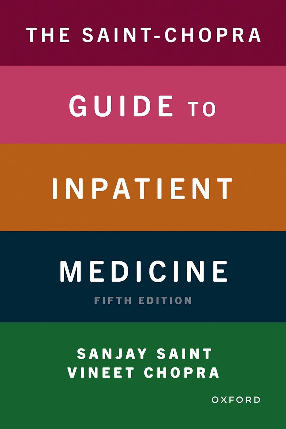 The Saint-Chopra Guide to Inpatient Medicine 5th Edition 2026 Premium Multicolor Matte Print Javed Books