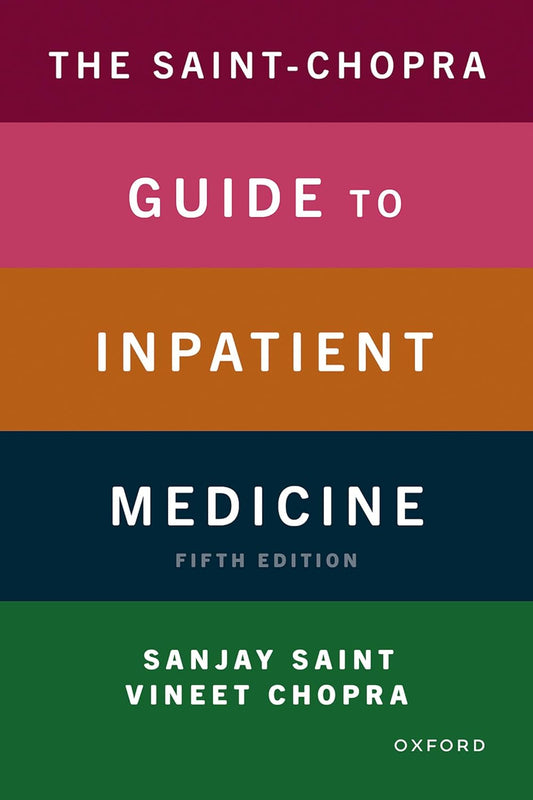 The Saint-Chopra Guide to Inpatient Medicine 5th Edition 2026 Premium Multicolor Matte Print Javed Books