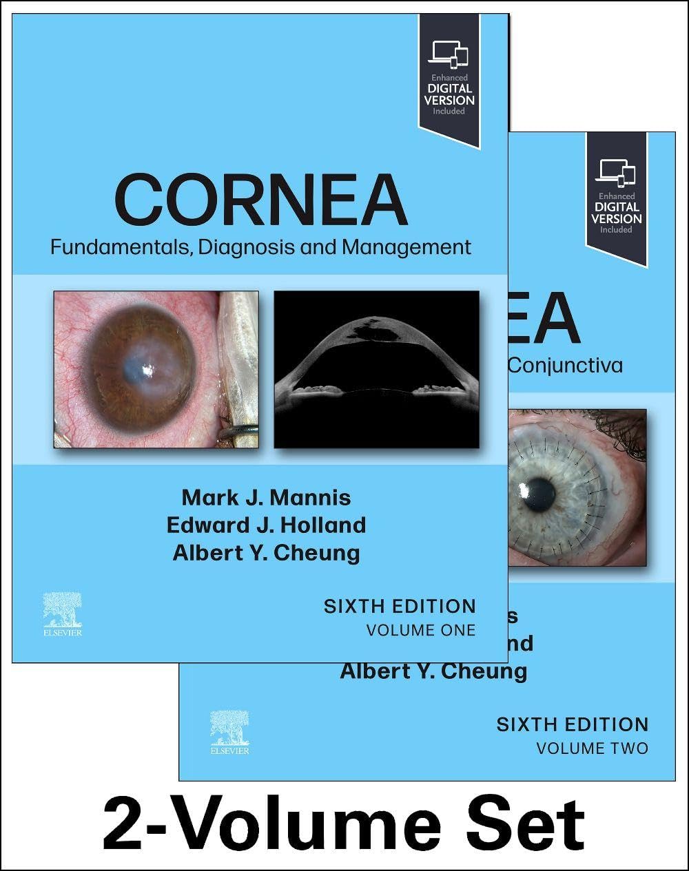 Cornea, 2-Volume Set 6th Edition 2026 Premium Multicolor Matte Print Javed Books