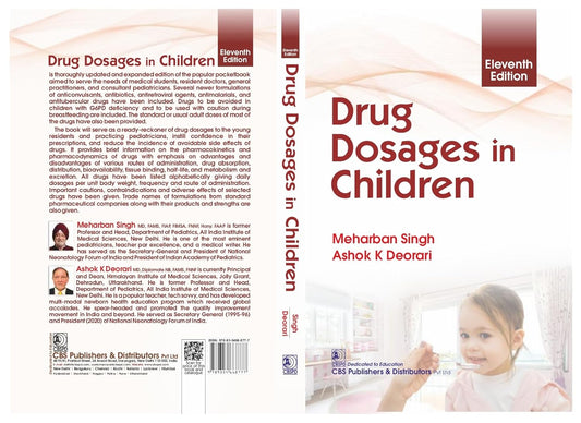 Drug Dosages In Children 11th Edition 2026 Premium Multicolor Matt Print