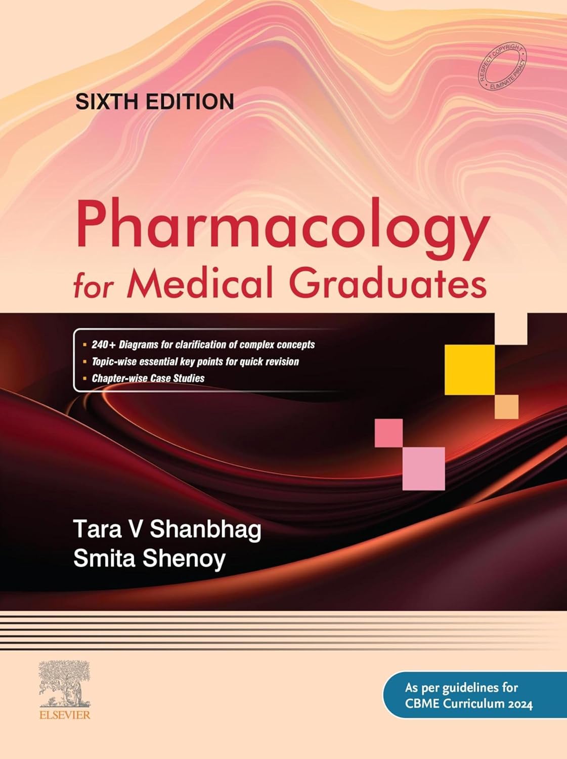 Pharmacology for Medical Graduates 2025 Sixth Edition Premium Multicolor Matte Print Javed Books