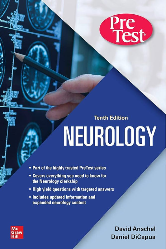 Pretest Neurology 10th Edition Premium Black & white Print