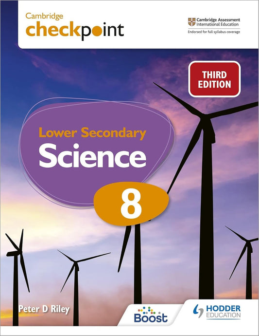 Cambridge Checkpoint Lower Secondary Science Student’s Book 8 3rd Edition: Hodder Education Group