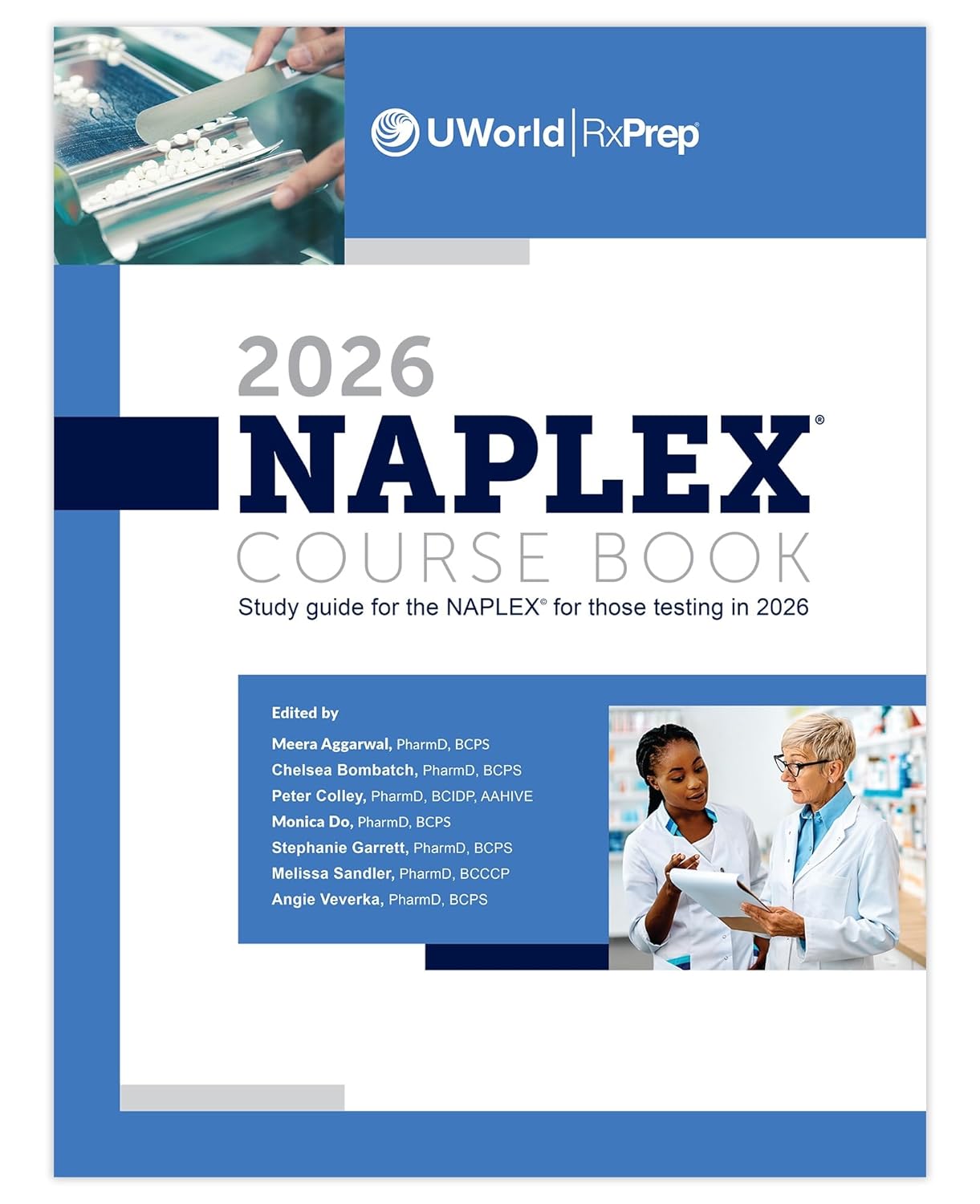 UWorld RxPrep's 2026 NAPLEX Course Book Premium Multicolor Matte Print Javed Books
