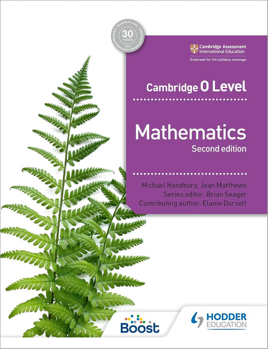 Hodder Cambridge O Level Mathematics 2nd Edition Original