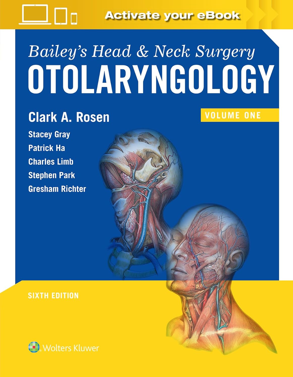 Bailey's Head and Neck Surgery Otolaryngology Sixth Edition Premium Multicolor Matte Print Javed Books