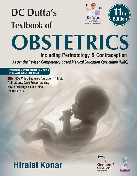 DC Dutta Textbook of Obstetrics 2026 11th Edition Premium Multicolor Matt Print