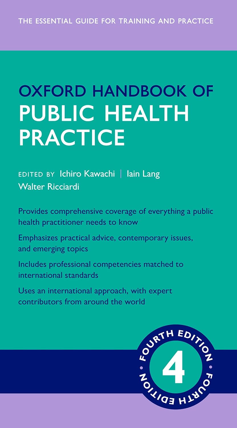 Oxford Handbook of Public Health Practice 4th Edition Premium Multicolor Matte Print Javed Books