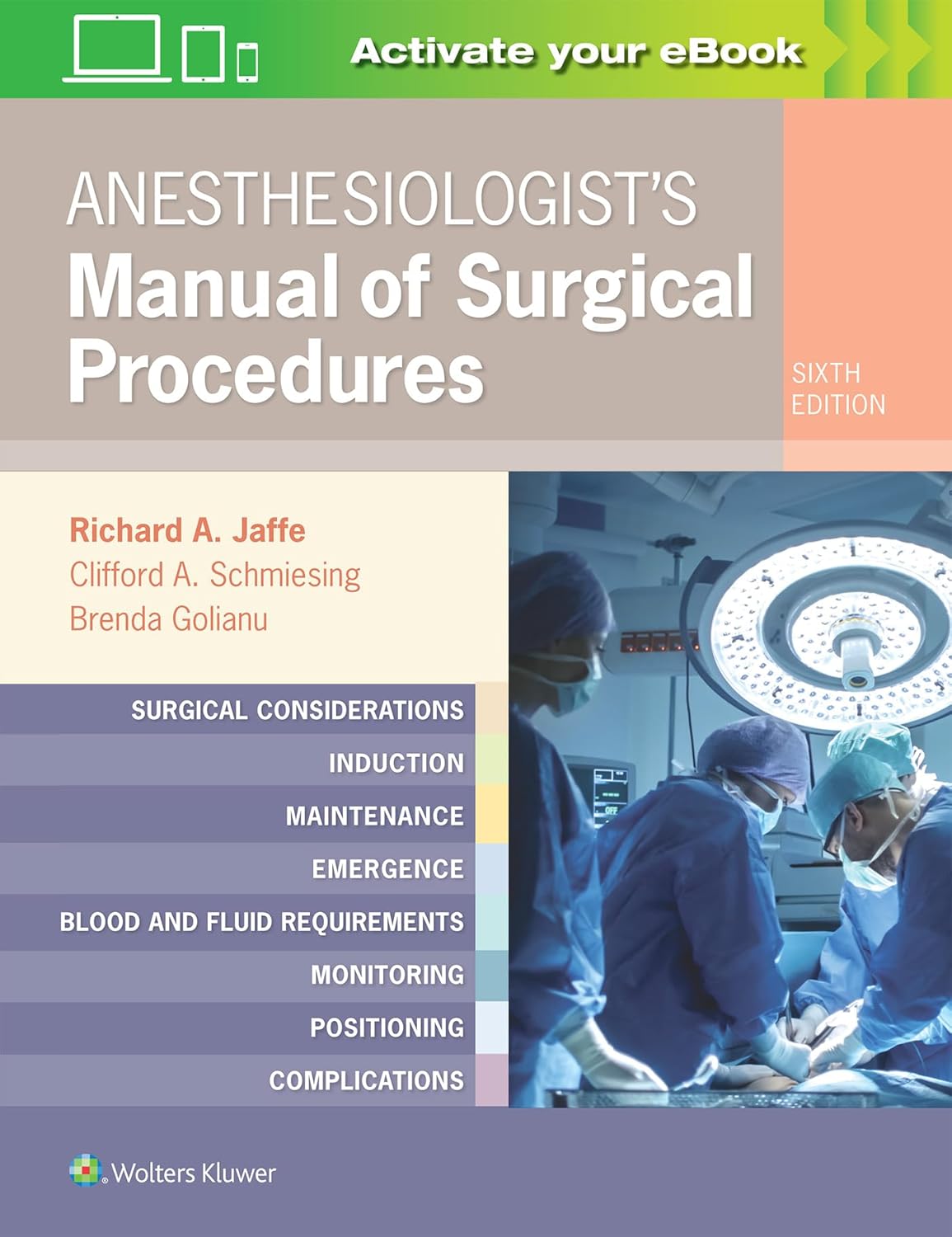 Anesthesiologist's Manual of Surgical Procedures Sixth Edition Premium Multicolor Matte Print Javed Books