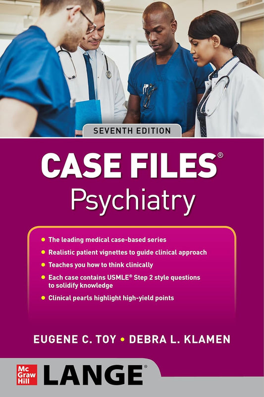 Case Files Psychiatry, Seventh Edition 2026 Premium Multicolor Matte Print Javed Books