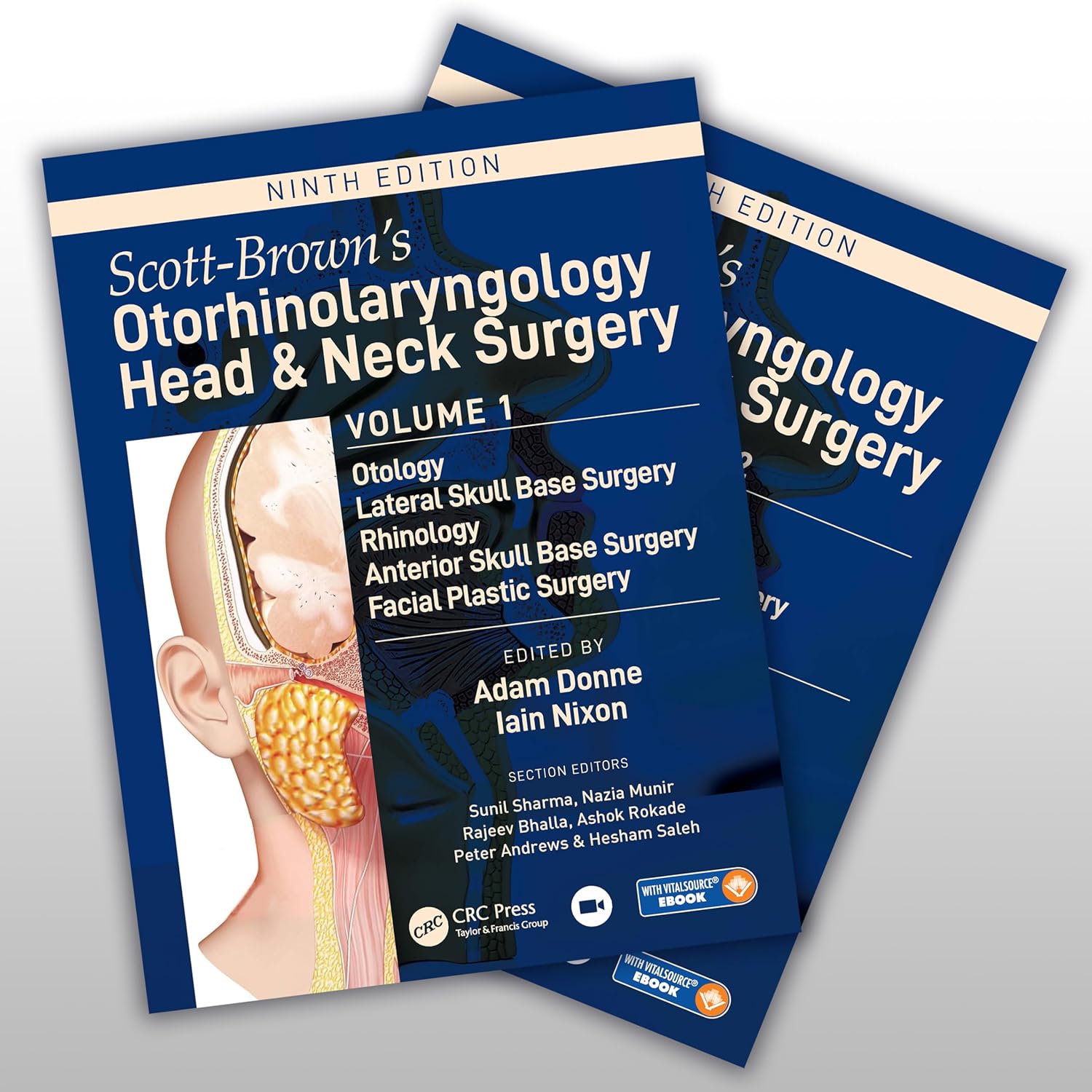 Scott-Brown's Otorhinolaryngology and Head and Neck Surgery: 2 volume set 2026 Premium Multicolor Matte Print Javed Books