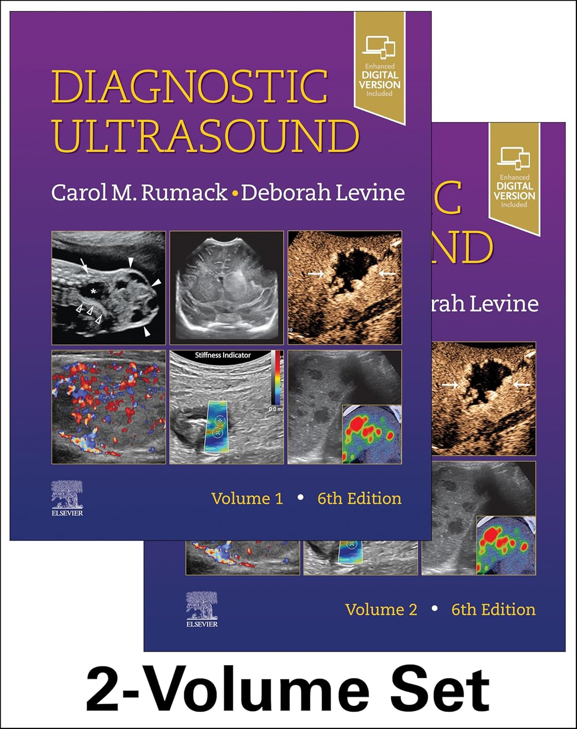 Diagnostic Ultrasound, 2-Volume Set Sixth Edition Premium Multicolor Matte Print Javed Books