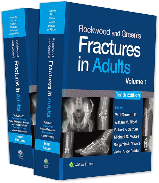 Rockwood and Green's fractures in adults 10th ed 2025 Premium Multicolor Mate Print