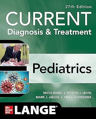 CURRENT Diagnosis & Treatment Pediatrics, 27th Edition Premium Multicolour Mate Print
