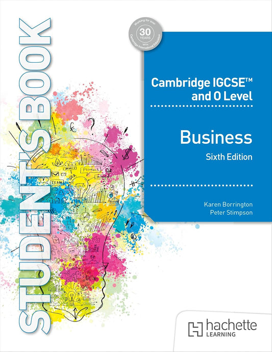 Hodder IGCSE and O Level Business Studies 6th Edition Original with Digital Access