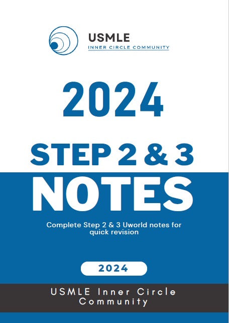 USMLE Inner Circle Step 2 & 3 Notes 2024