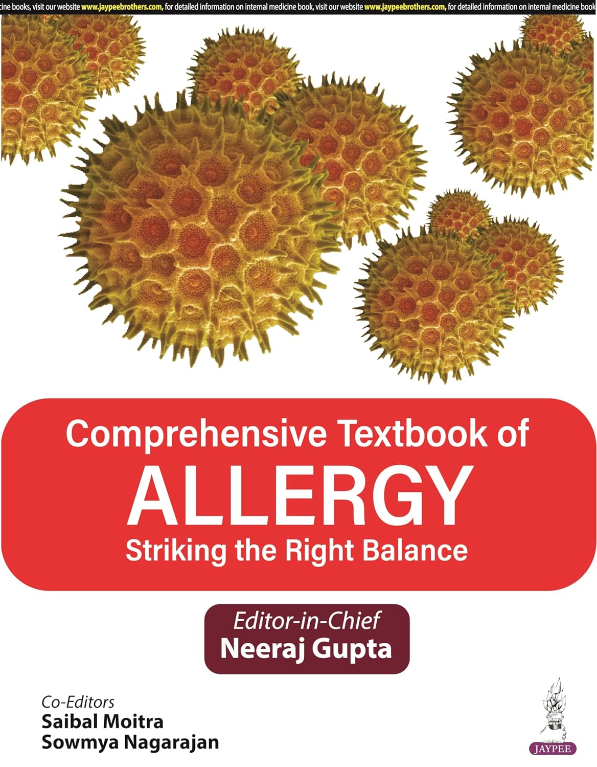 COMPREHENSIVE TEXTBOOK OF ALLERGY Premium Multicolor Matte Print Javed Books