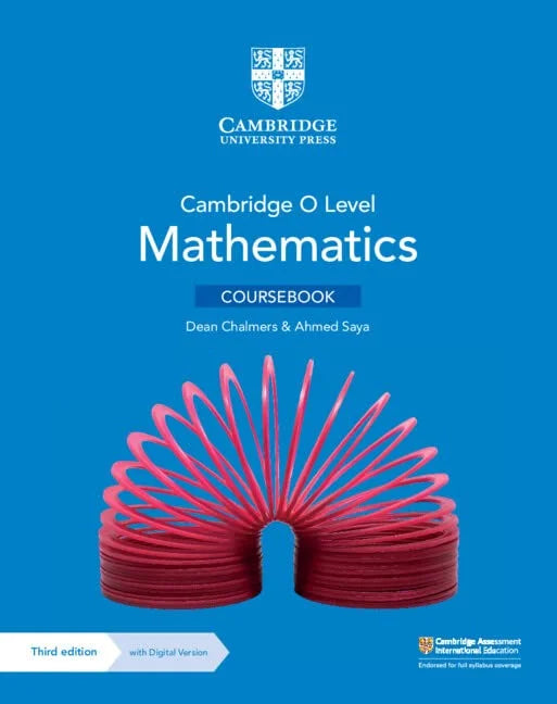 Cambridge O Level Mathematics Coursebook with Digital Code 3rd Edition